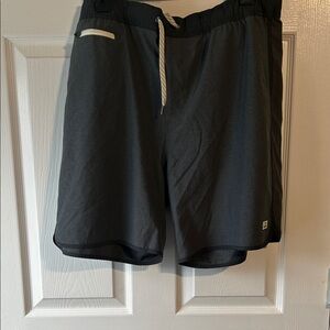 Vuori Men's Charcoal Athletic Shorts